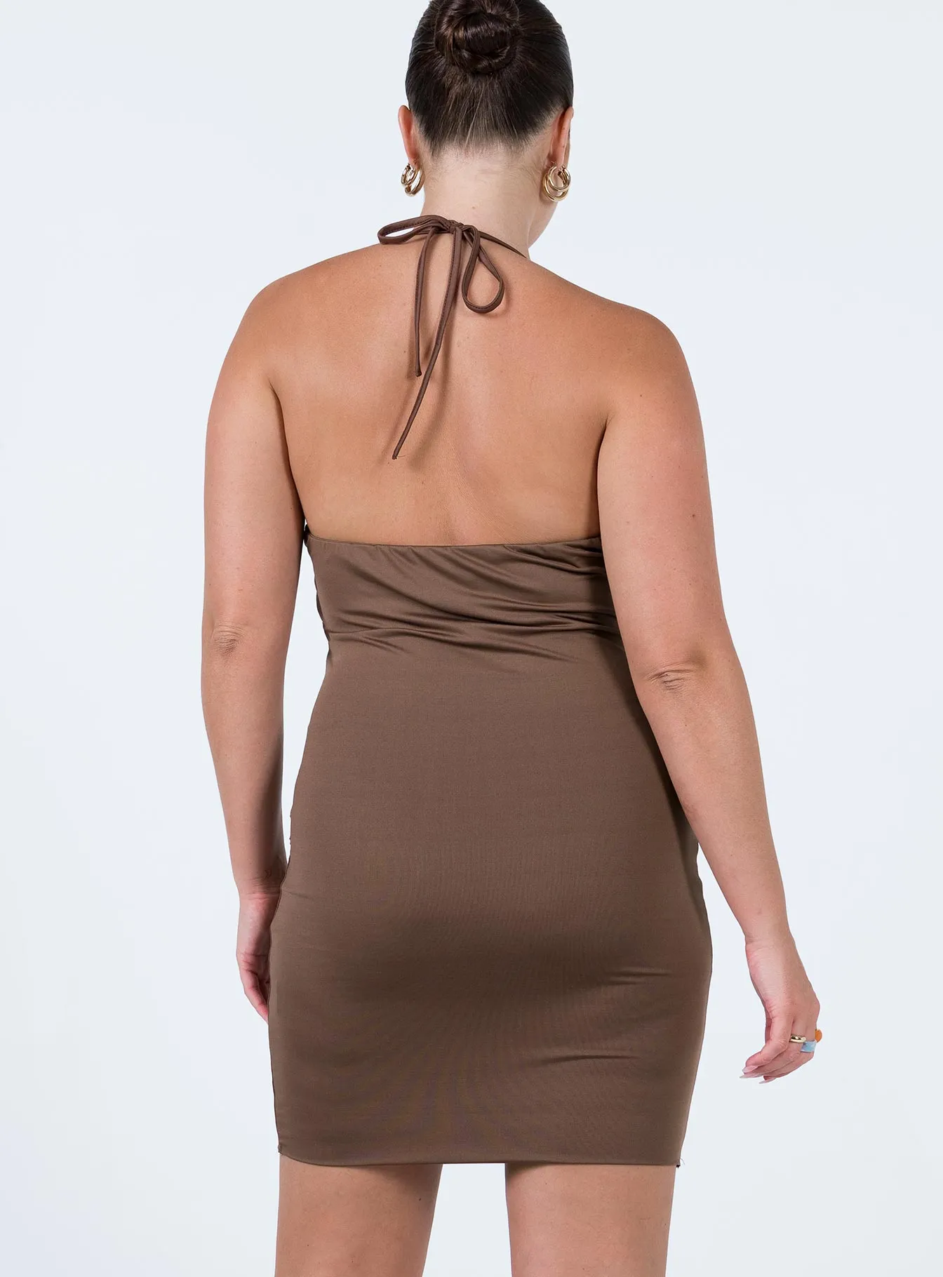 Comfortable and breezy mini Judson Mini Dress Chocolate