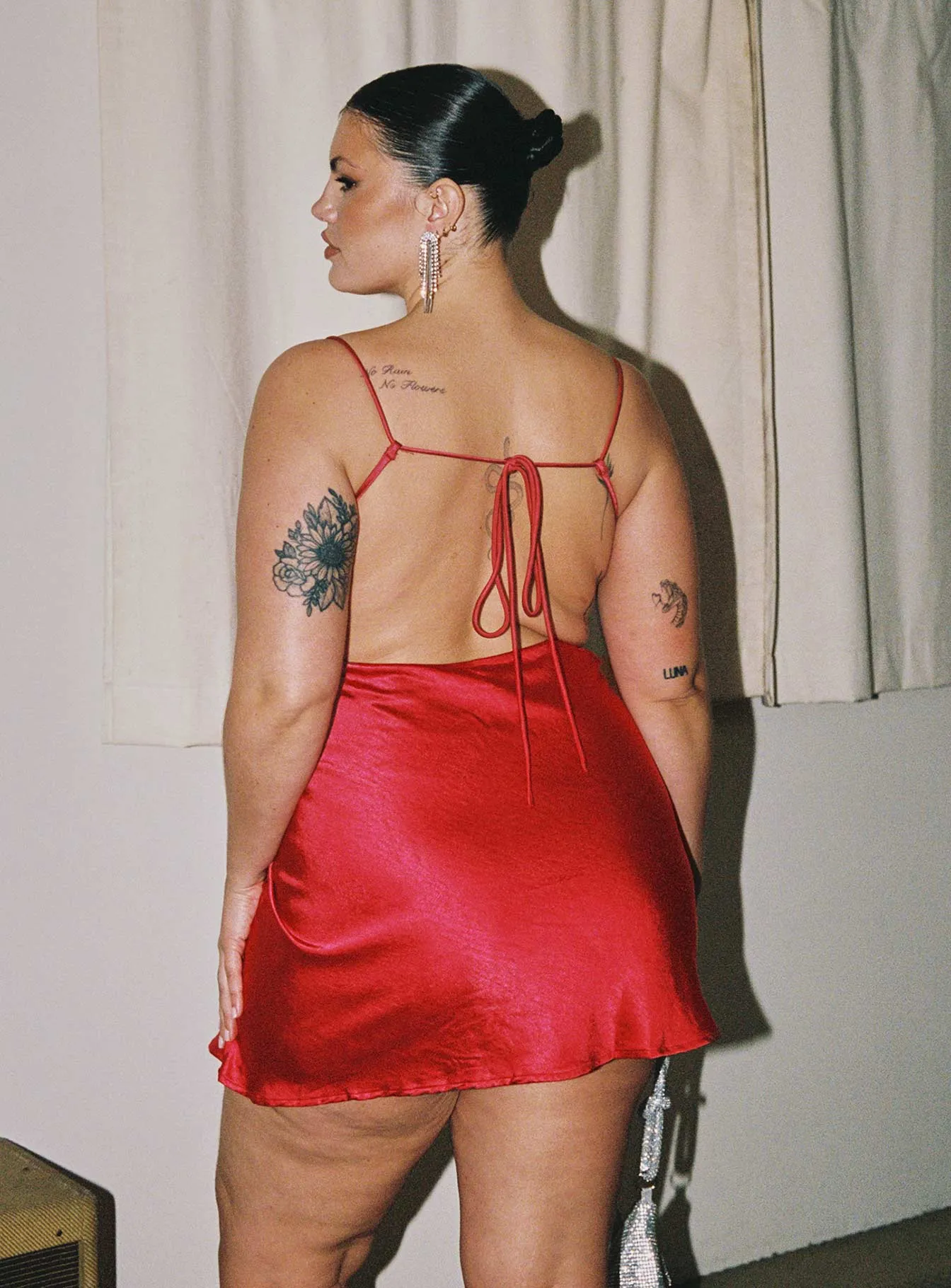Chic Wear Ally Mini Dress Red Curve