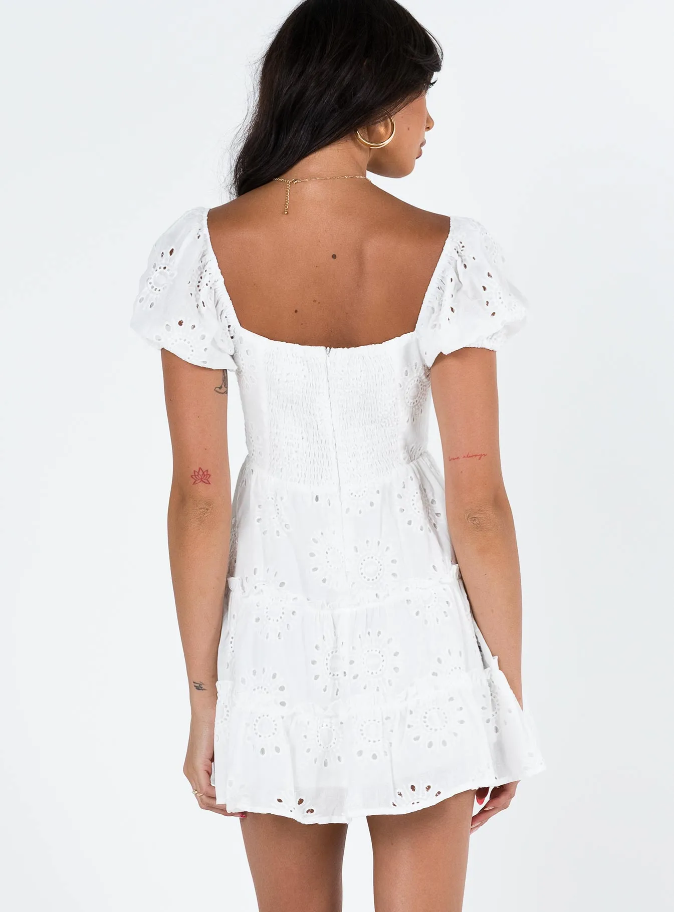 Youthful Design Lavine Mini Dress White
