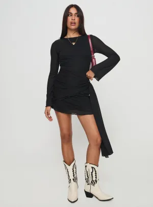September Ends Mini Dress Black Effortless Fashion