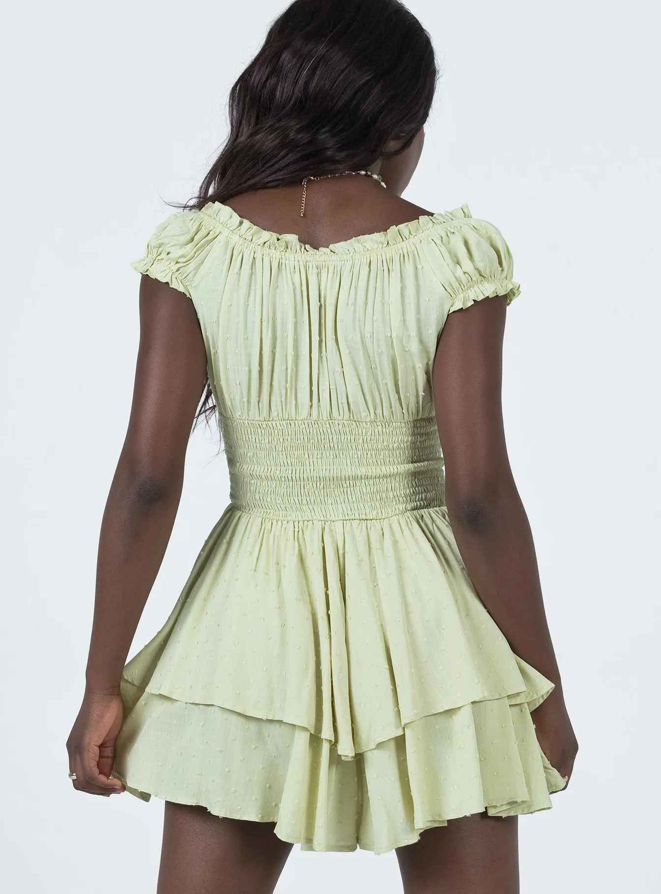 The Love Galore Playsuit Green Scene Rush