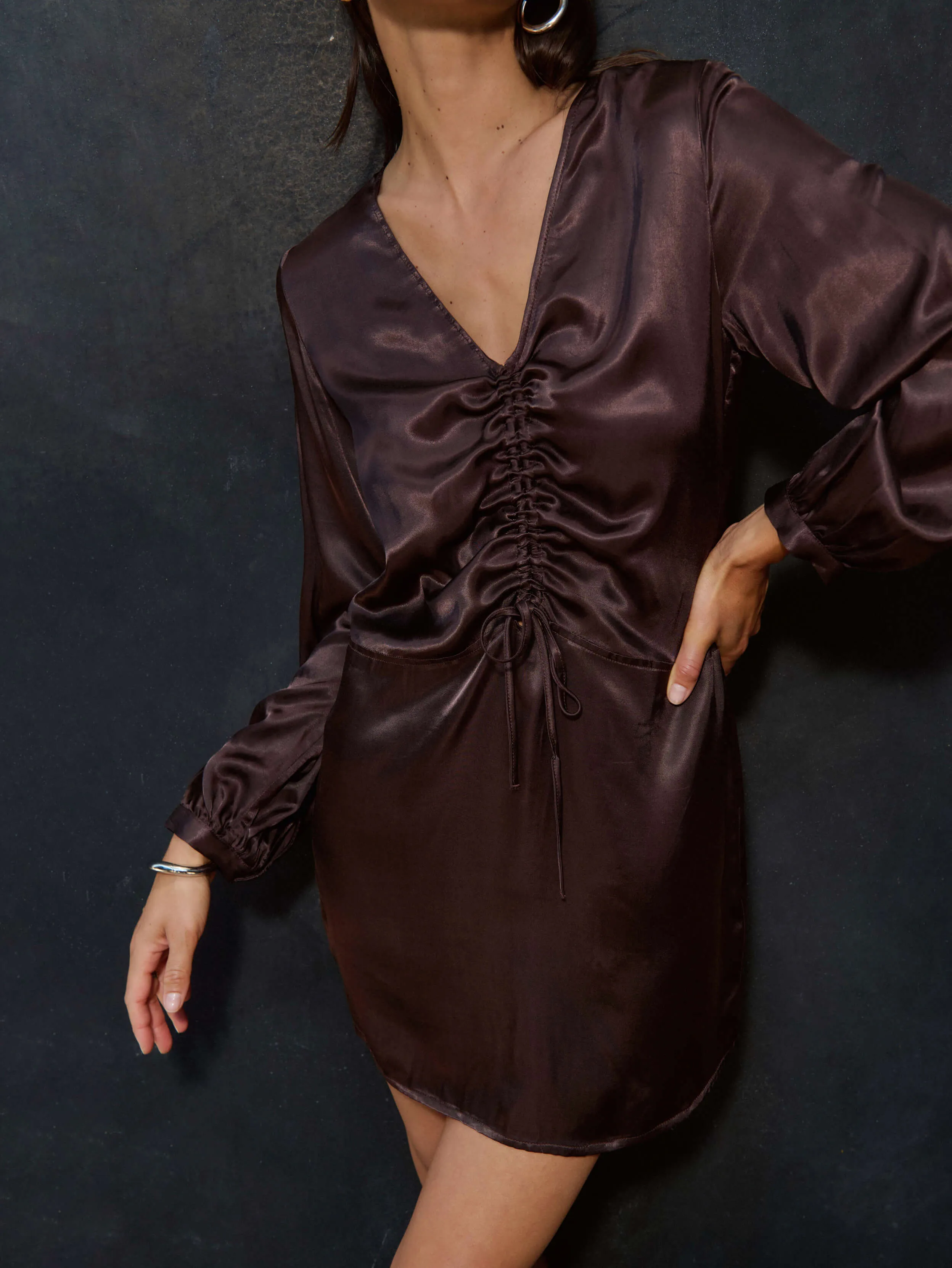 Cora Dress - Coffee Wind Glow