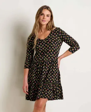 Marley Tiered Long Sleeve Dress Air Move
