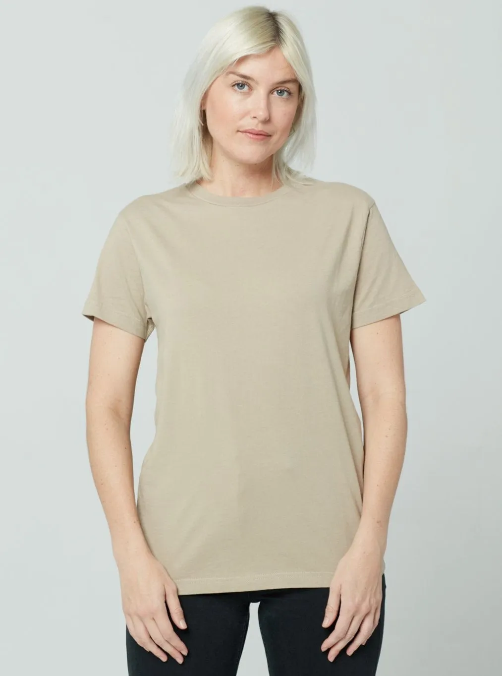 Unisex T-Shirt - Oatmeal Airflow Mesh Panels
