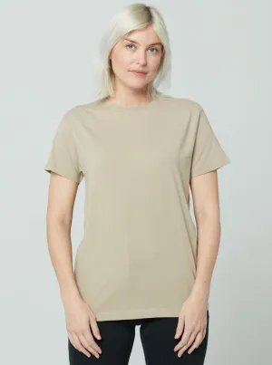 Unisex T-Shirt - Oatmeal Airflow Mesh Panels