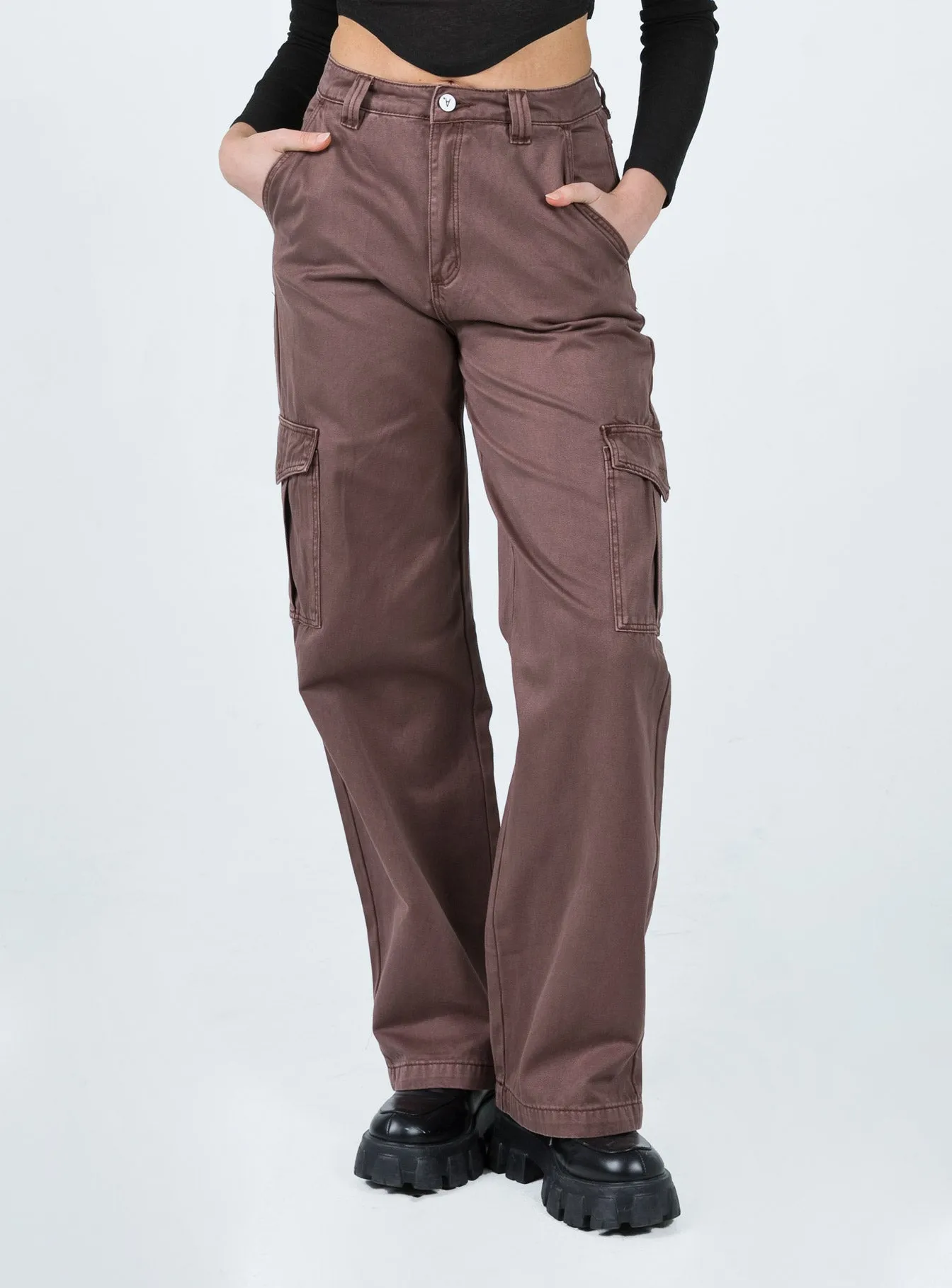 Cool Weather Autumn Days Outdoor Enthusiast Streetwear Fan Abrand 94 High & Wide Cargo Cocoa