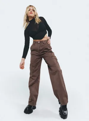Fashion Focus Abrand 94 High & Wide Cargo Cocoa