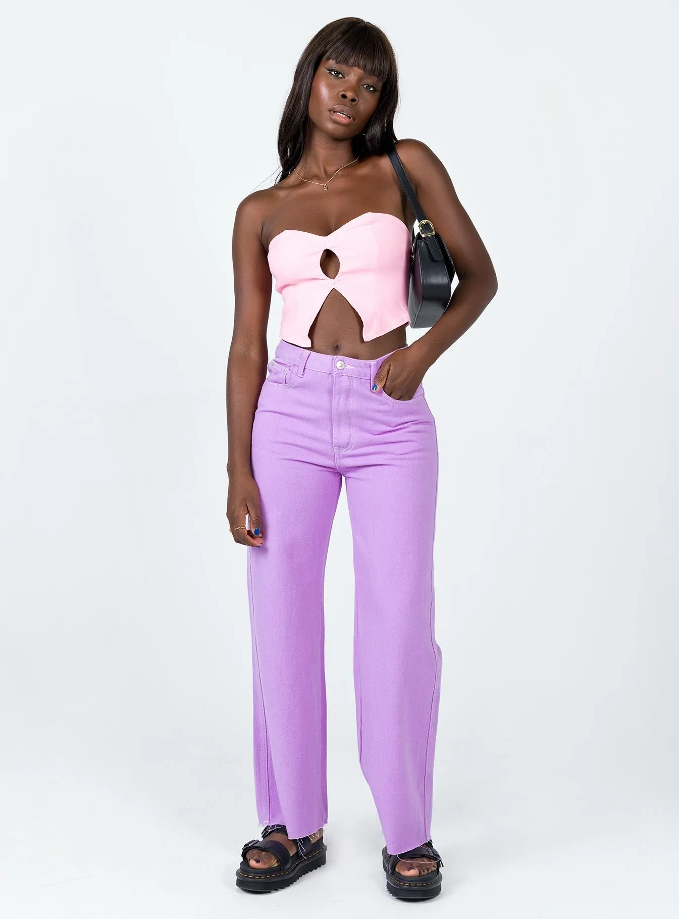Travel Ready Anti Sagging Technology Rodrigo Denim Jeans Purple