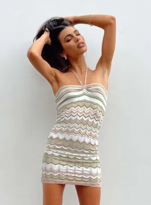 Ariella Mini Dress Green Chic short-length dress