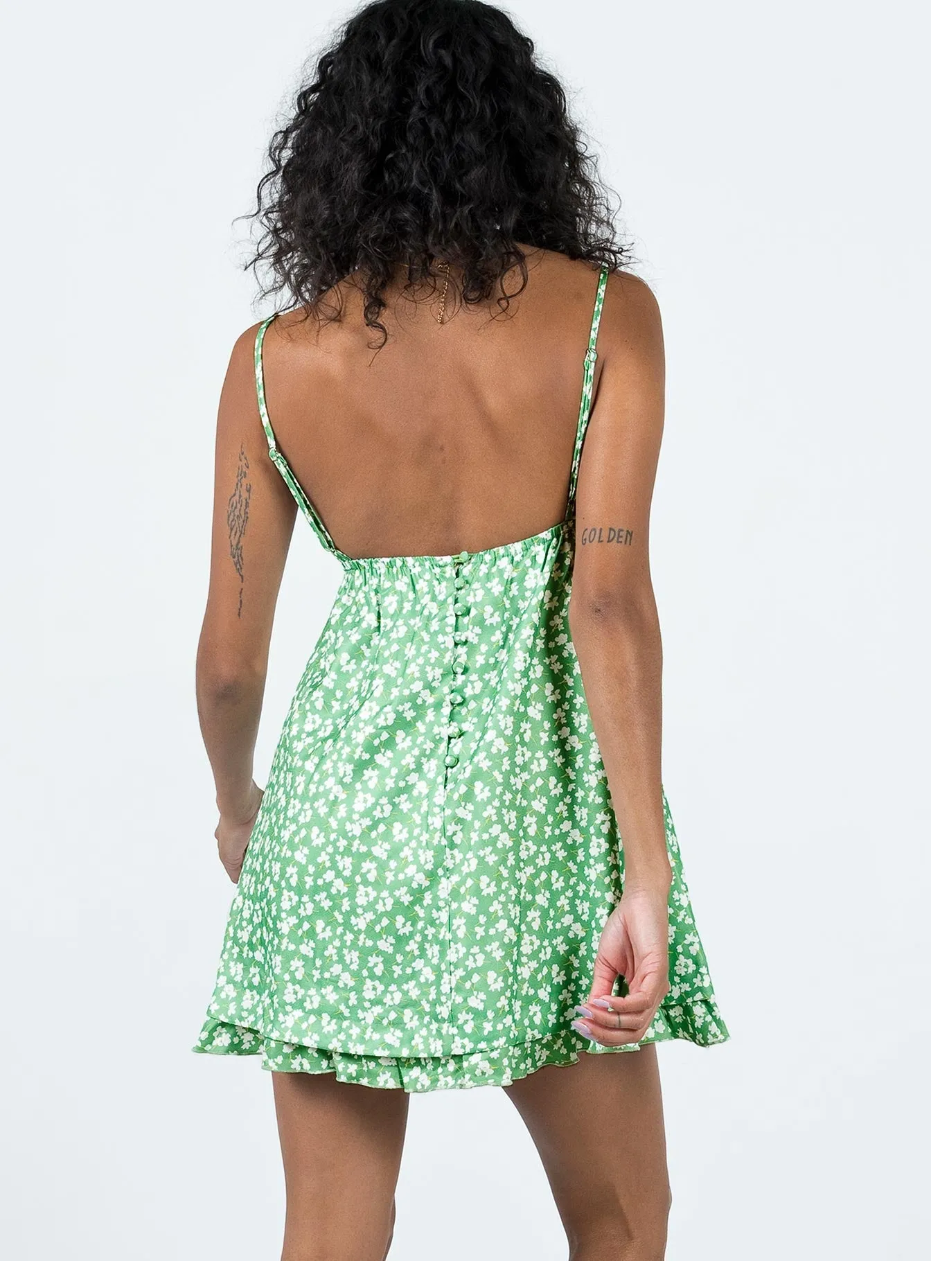 Empress Of Love Green Floral Smart Casual Casual Look
