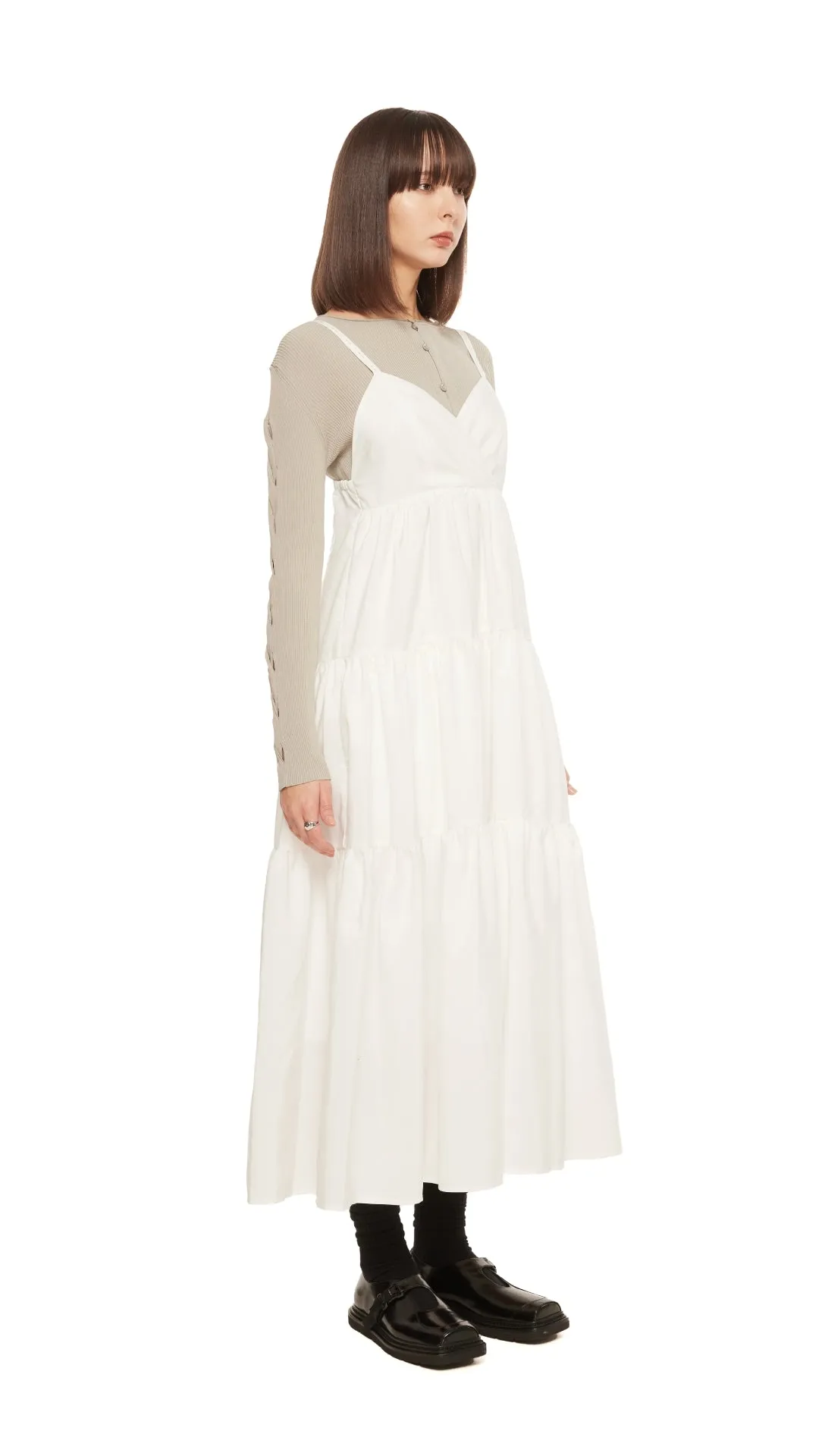 KnotFree Tailoring Swim Easy Tiered Camisole Dress
