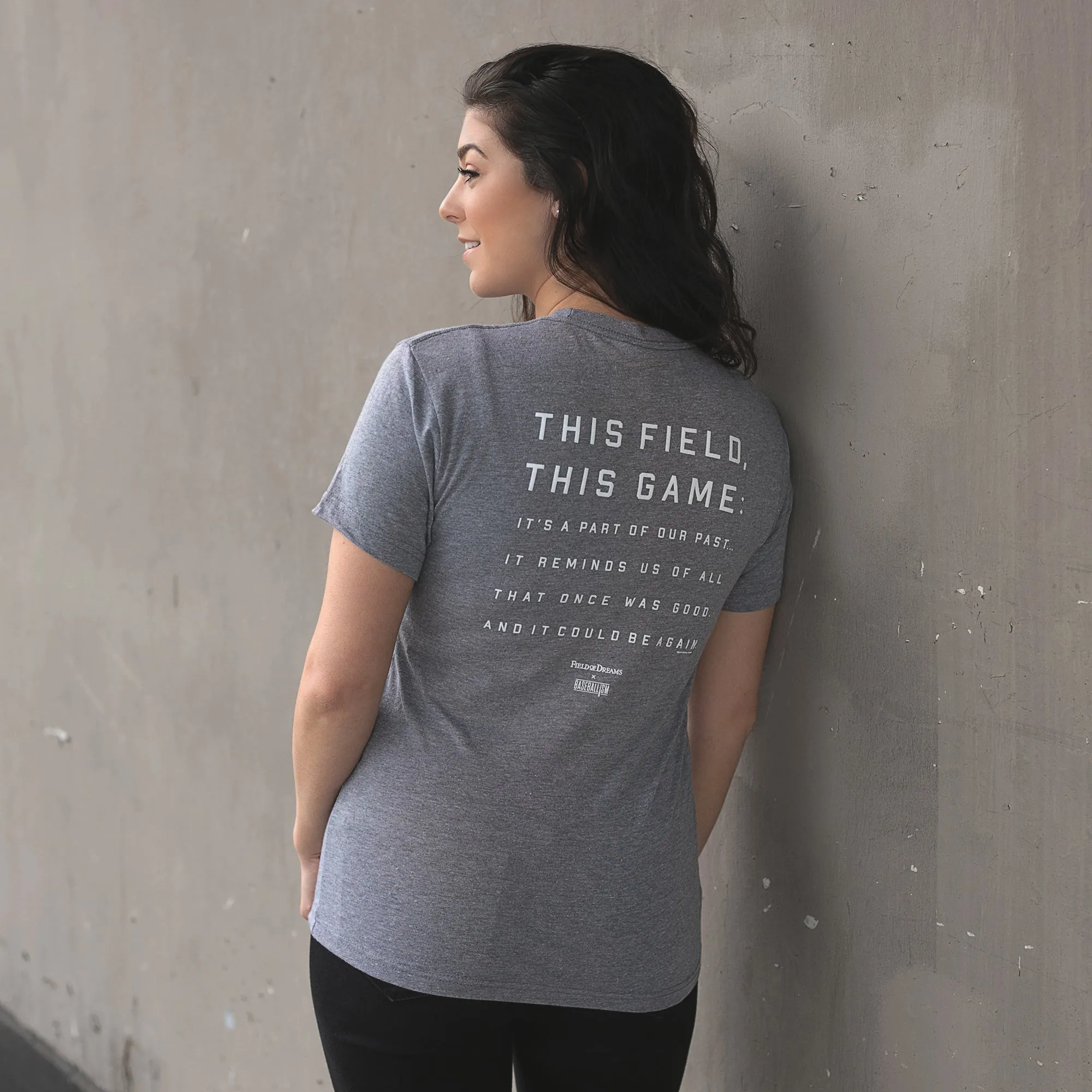 Adjustable Hem SmoothFinish Field of Dreams - This Field - Women's Warm-Up Tee