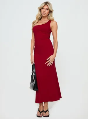 Cool Air Step Glow Smithy Maxi Dress Red