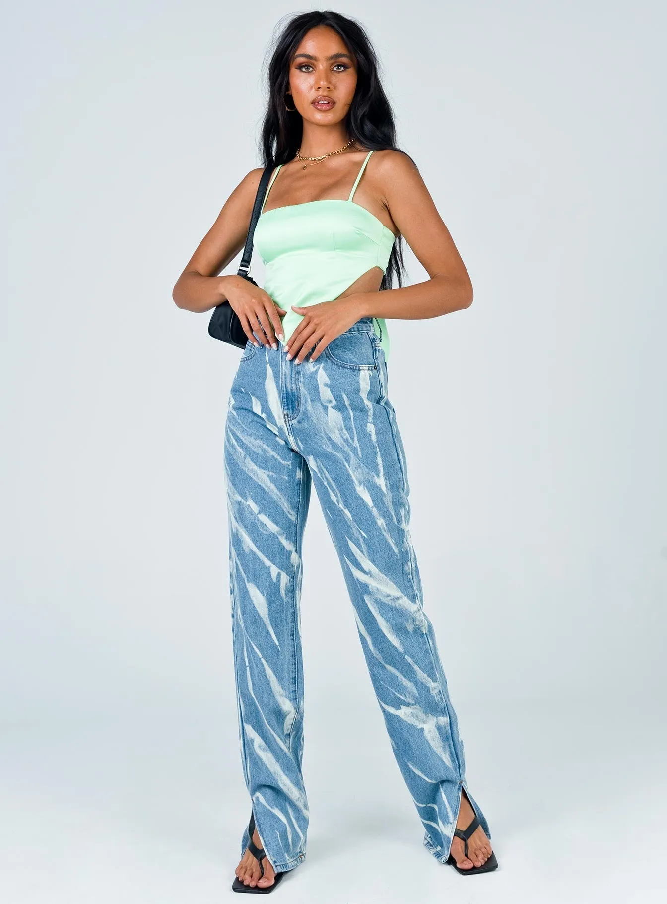 Alabama Jean Tie Dye Denim fresh feel Autumn Days Parent Style