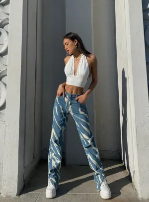Alabama Jean Tie Dye Denim Weekend Warrior Earthy