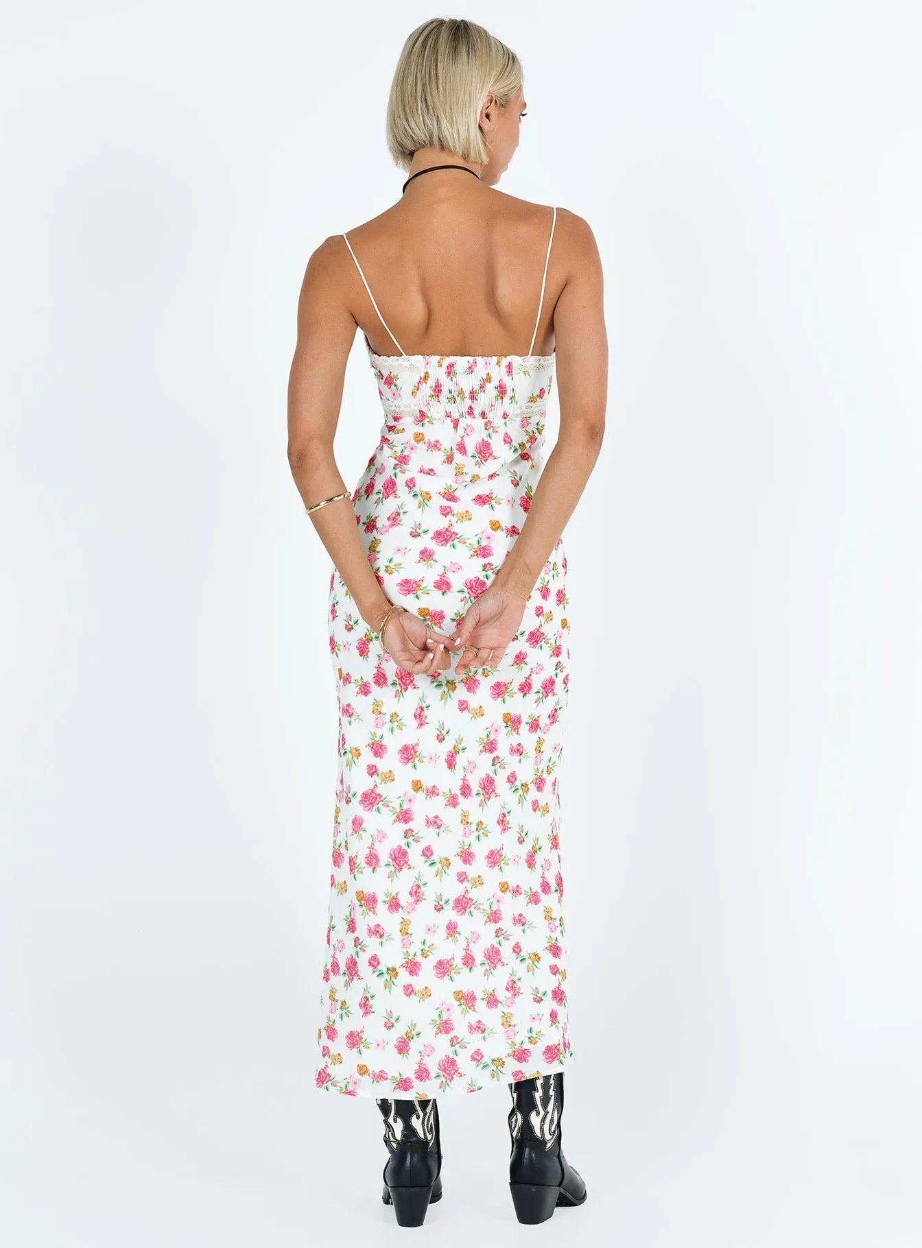 Ethnic Vibe Emily Maxi Dress Multi Floral