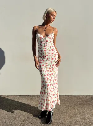 Emily Maxi Dress Multi Floral Easy-to-wear long dress Pine Grove