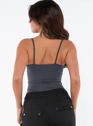 Geary Bodysuit Grey Petite Office work