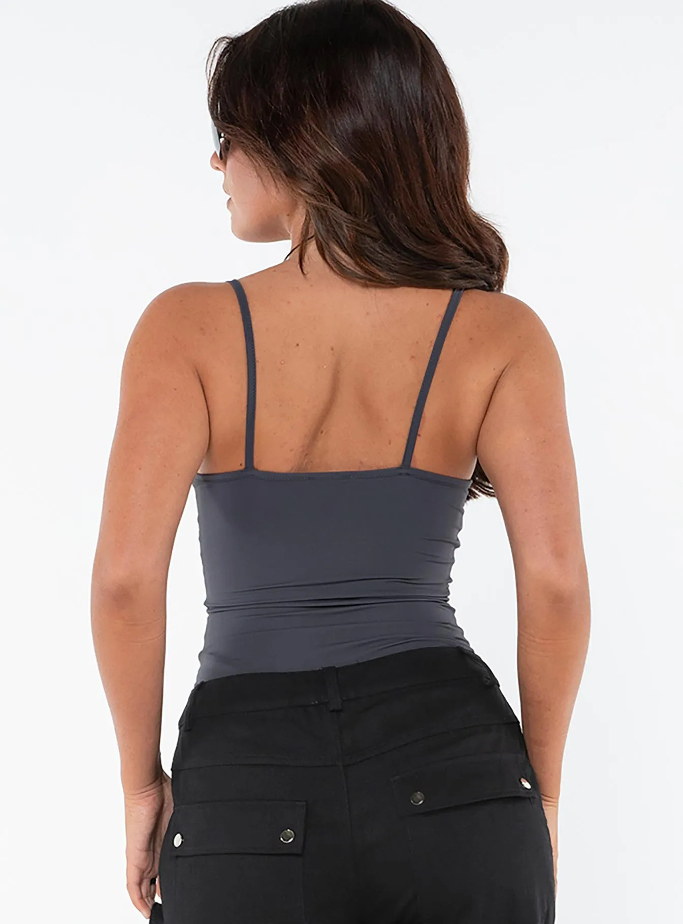 Geary Bodysuit Grey Petite Office work