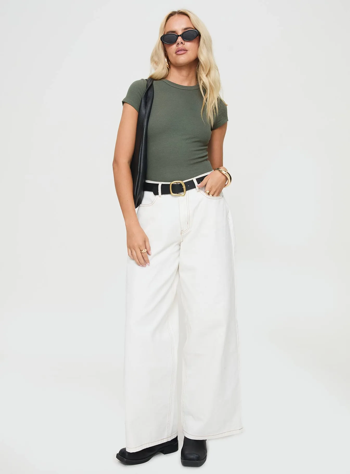 Harlea Bodysuit Olive Bold Athlete Picnic Club