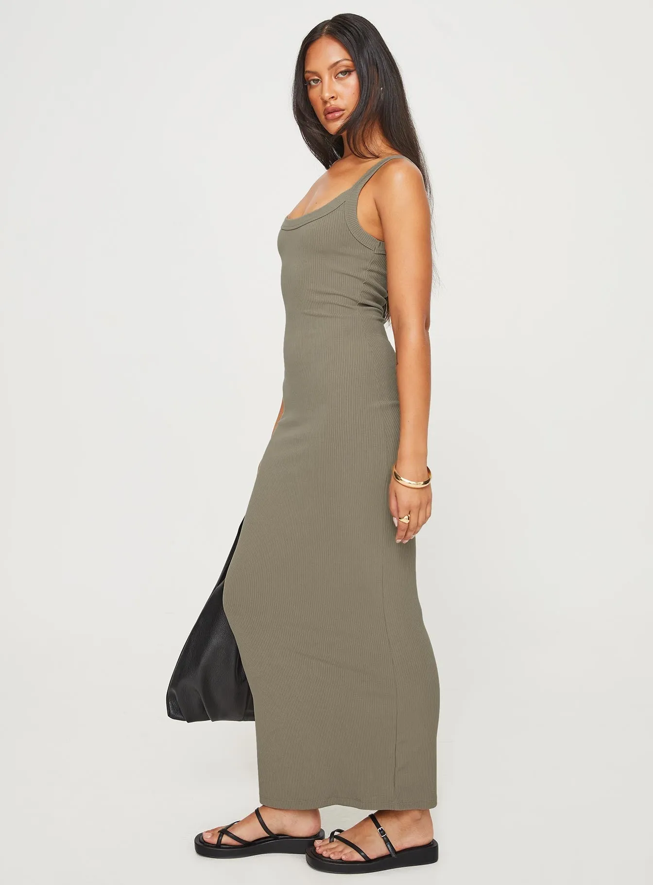 Boardwalk Mood Montwood Maxi Dress Beige