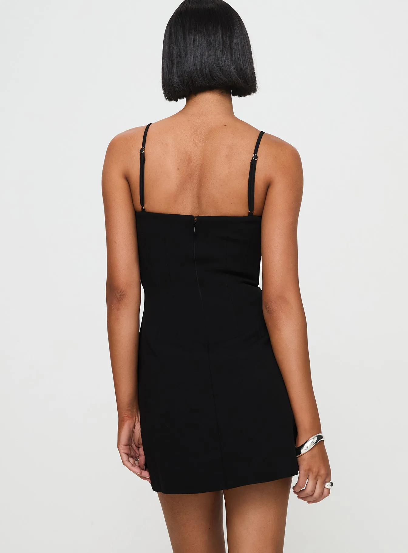 Rummy Mini Dress Black Vibrant Design