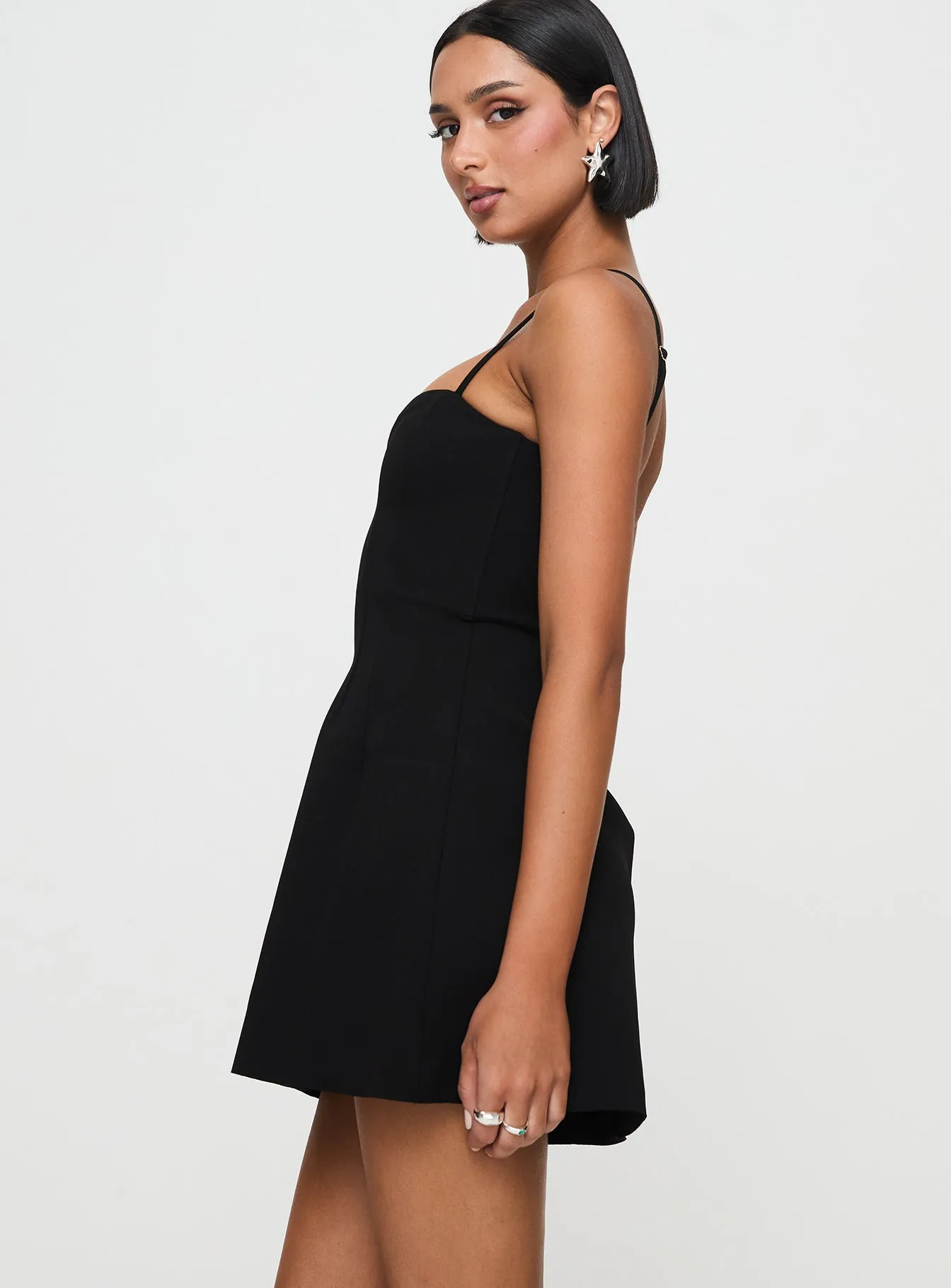 Rummy Mini Dress Black Fresh Look Floral design