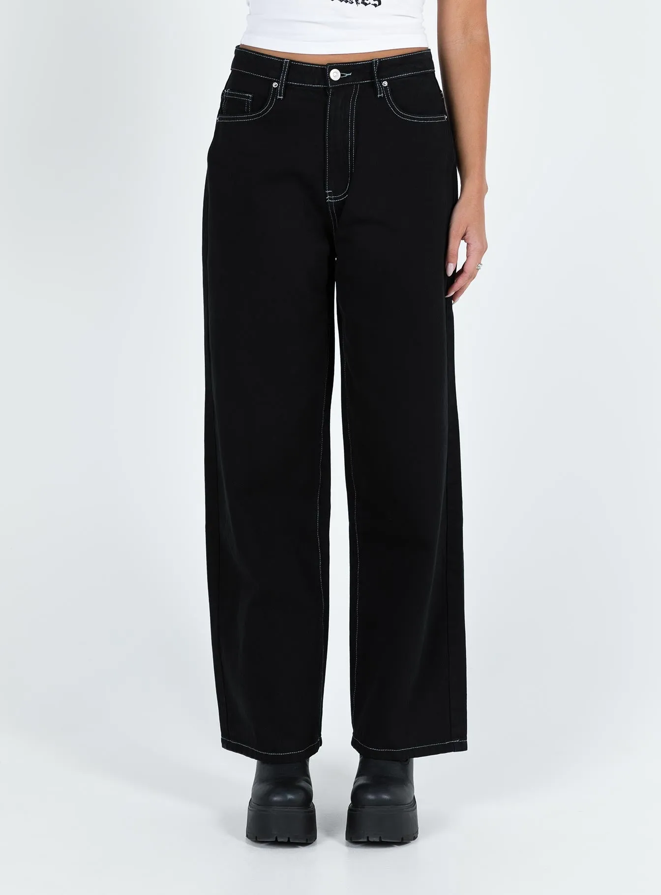 Pip Jeans Black Tear Resistant Denim