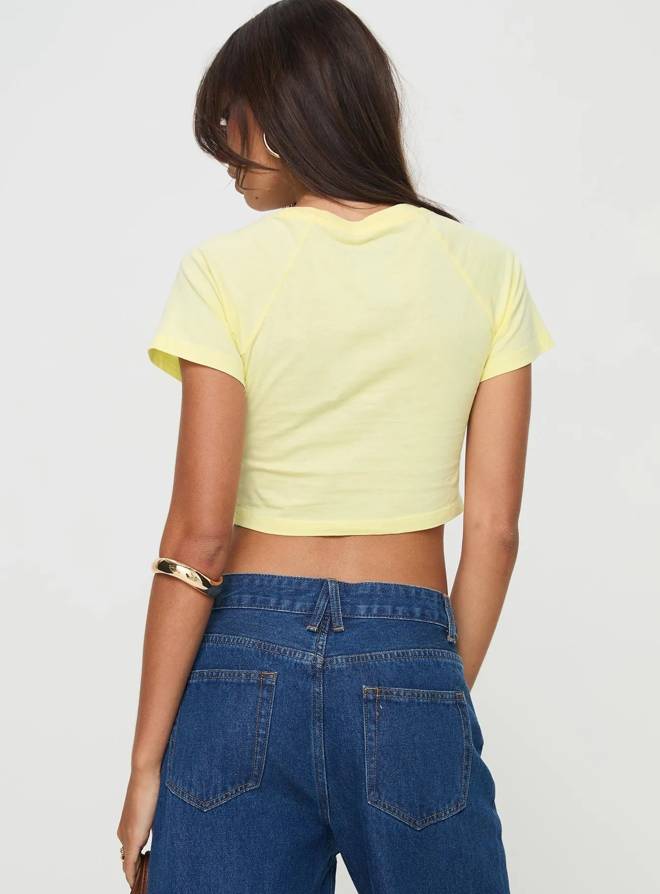 Kewpie Best Of Friends Baby Tee Yellow All-Season Comfort