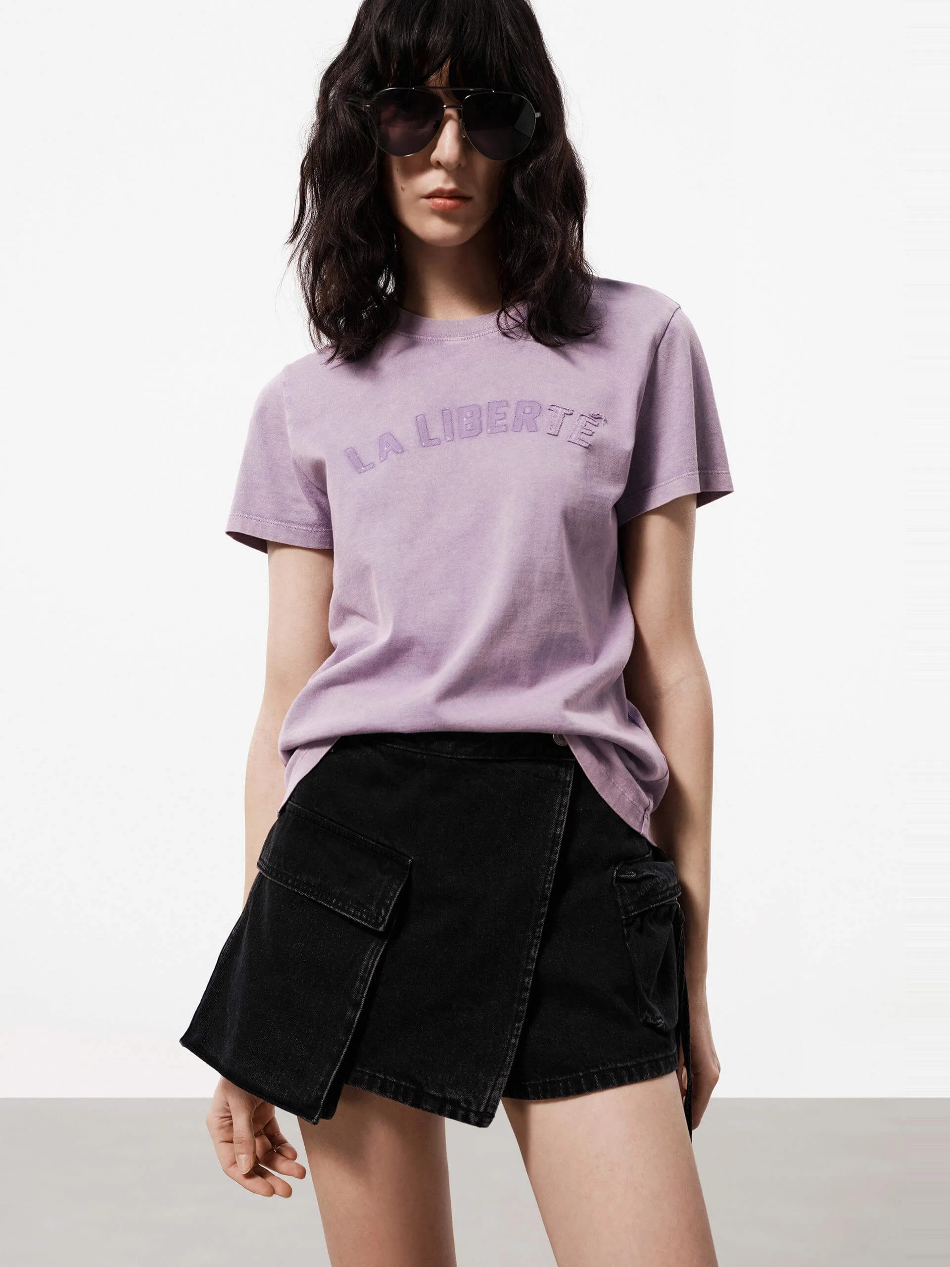 Casual Chic Look Regular Letter Print T-shirt