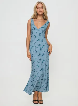 This dress offers an elegant and refined look for any event or casual outing Fashionable formal event piece Donnelly Maxi Dress Blue