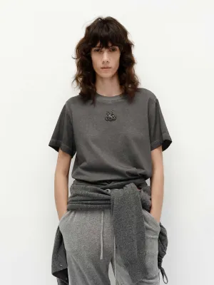 Front Crystal Cotton T-shirts timeless