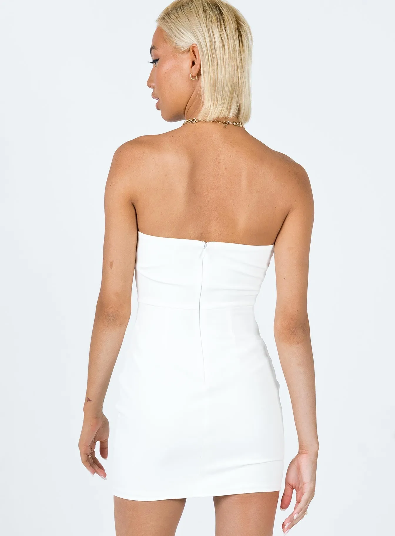 Street Ready Look Elianna Mini Dress White