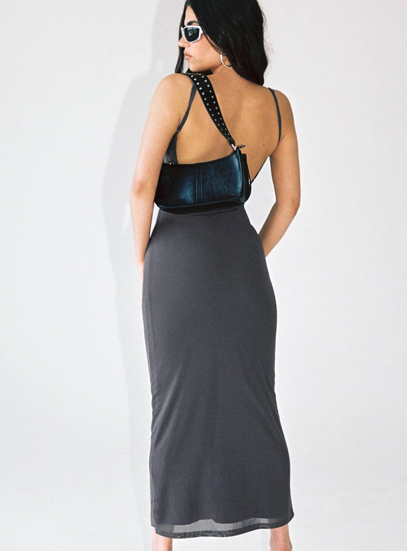 Knox Maxi Dress Slate Petite Dune Path With its timeless design this dress is perfect for both casual and formal wear