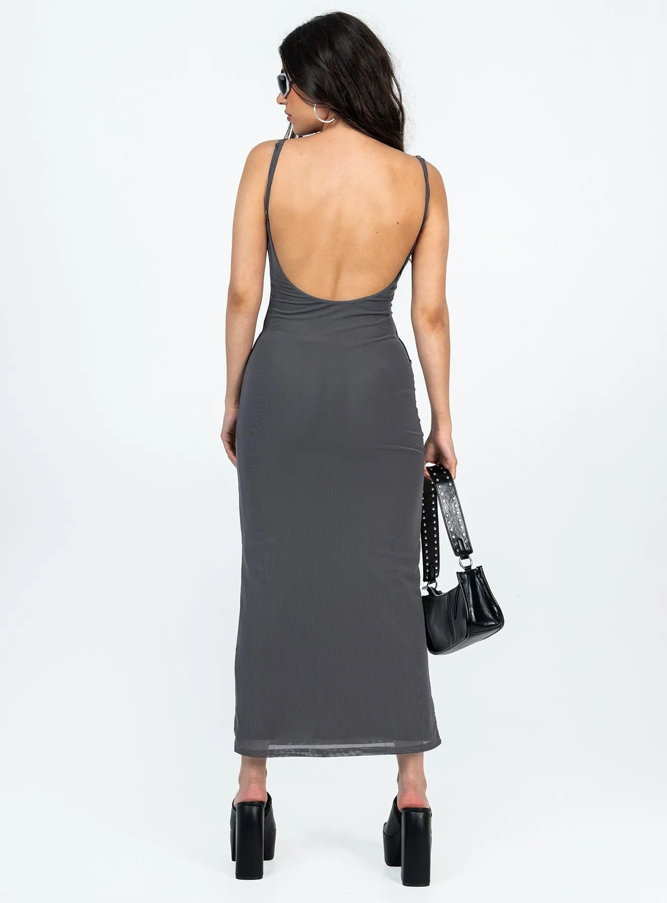 Mirror Glow Copper Glow Knox Maxi Dress Slate Petite