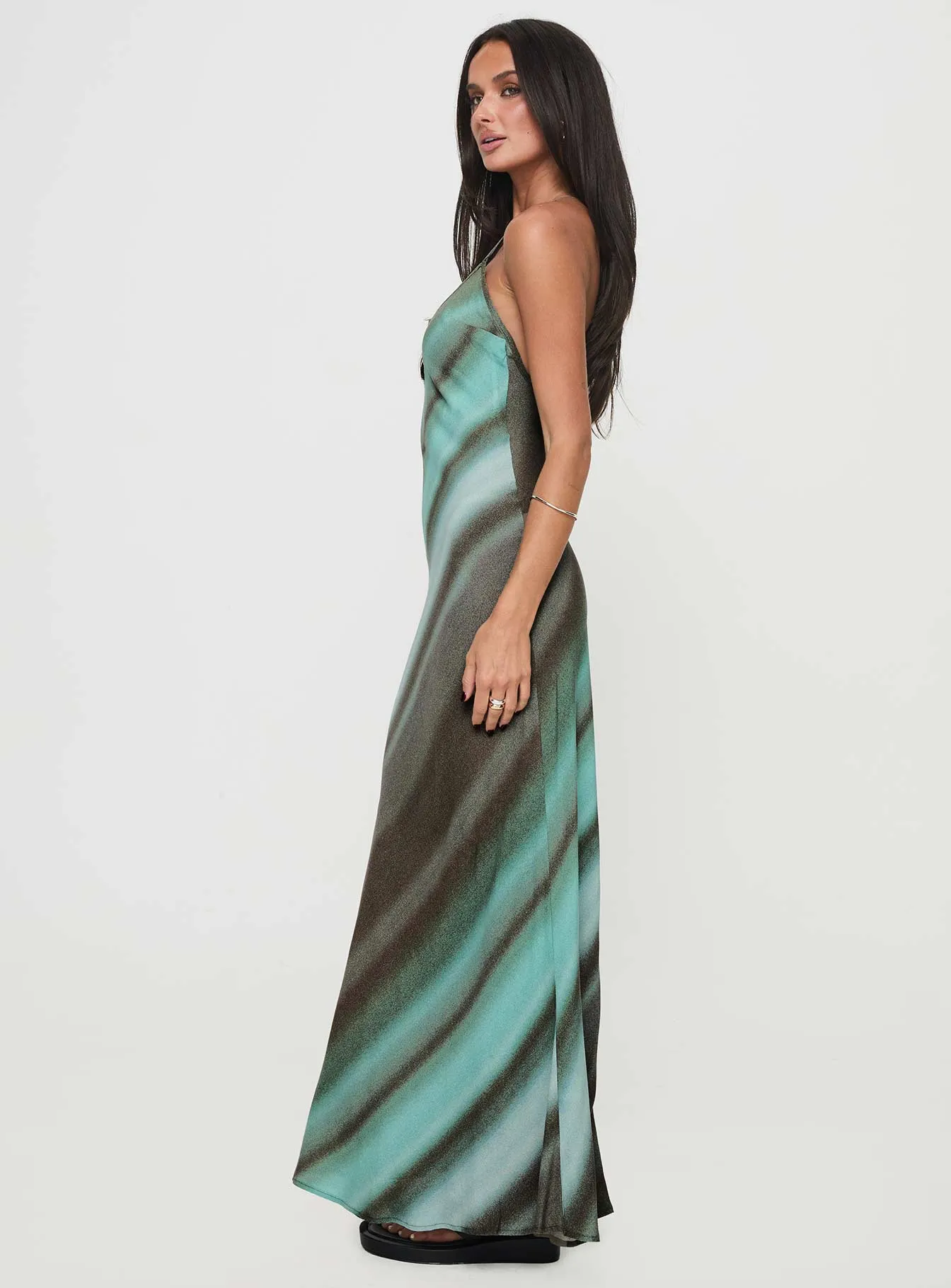 Early Light Otillie Maxi Dress Blue Multi