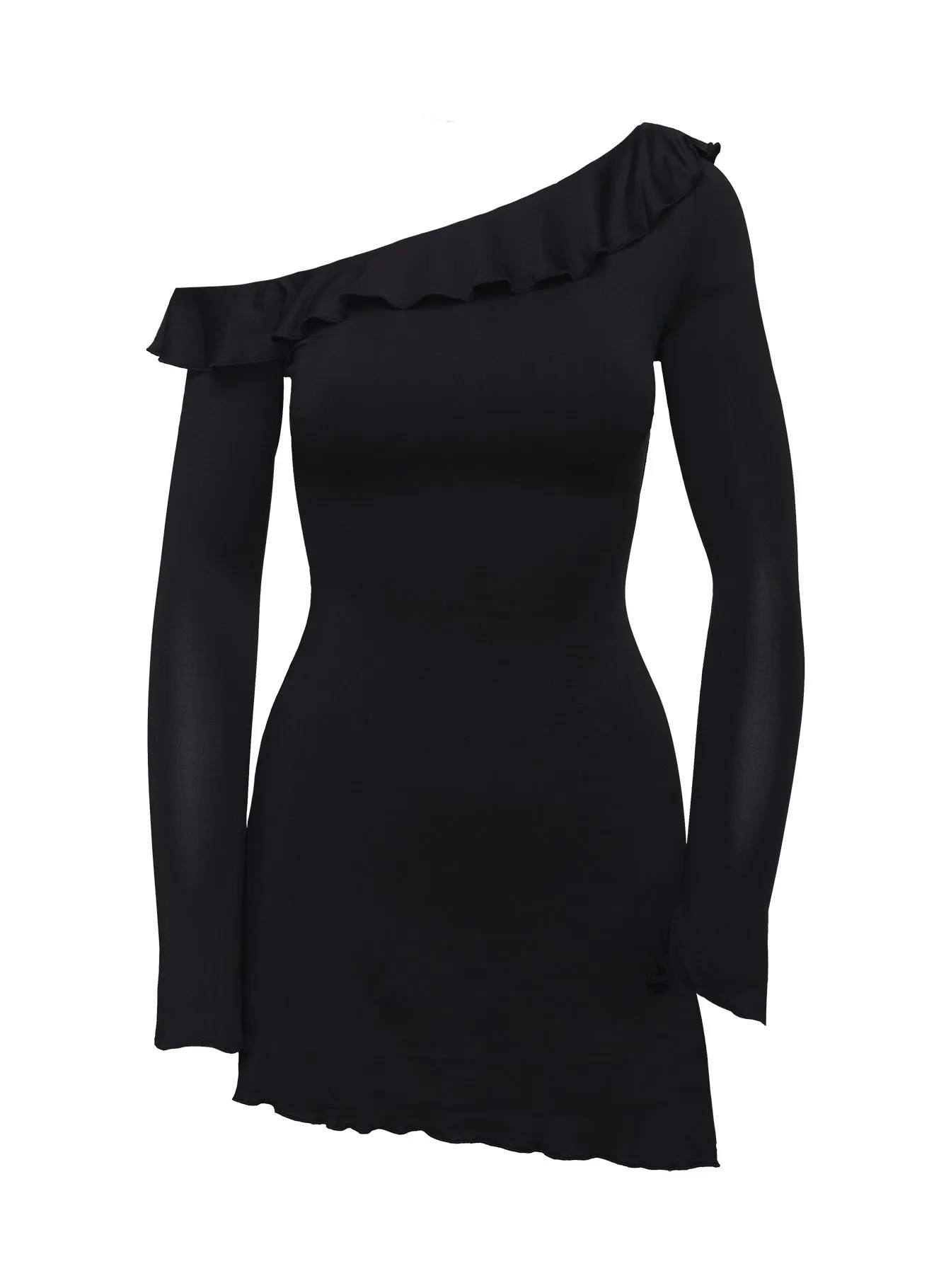 Non toxic Urban Soft Bewitched One Shoulder Mini Dress Black