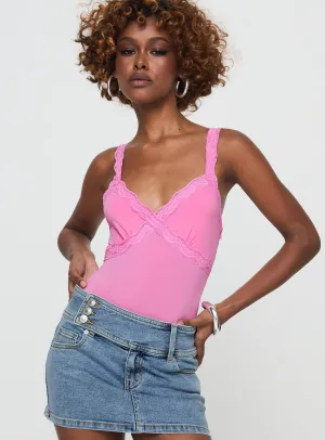 Office Model Girlz Bodysuit Pink