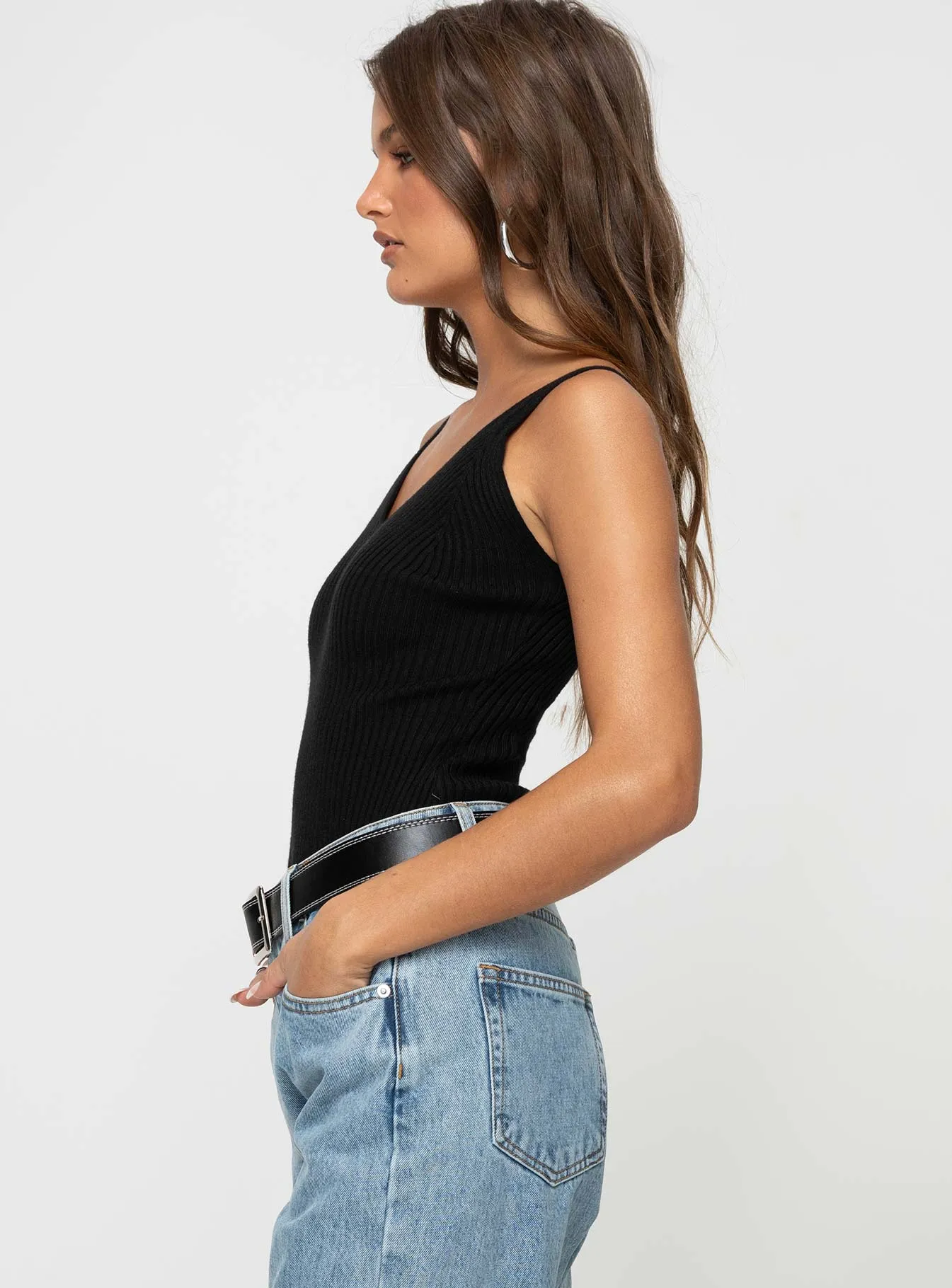 Keenan Bodysuit Black Picnic Club Slim Versatile