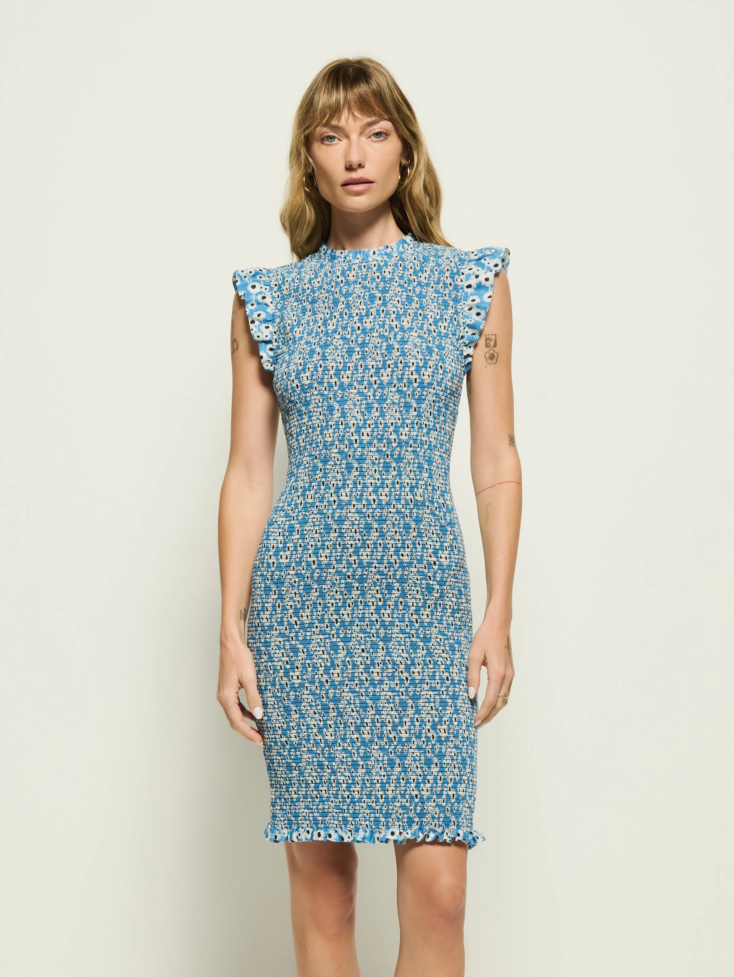 Smart Casual Statement pattern knee-length dress Marlene Dress