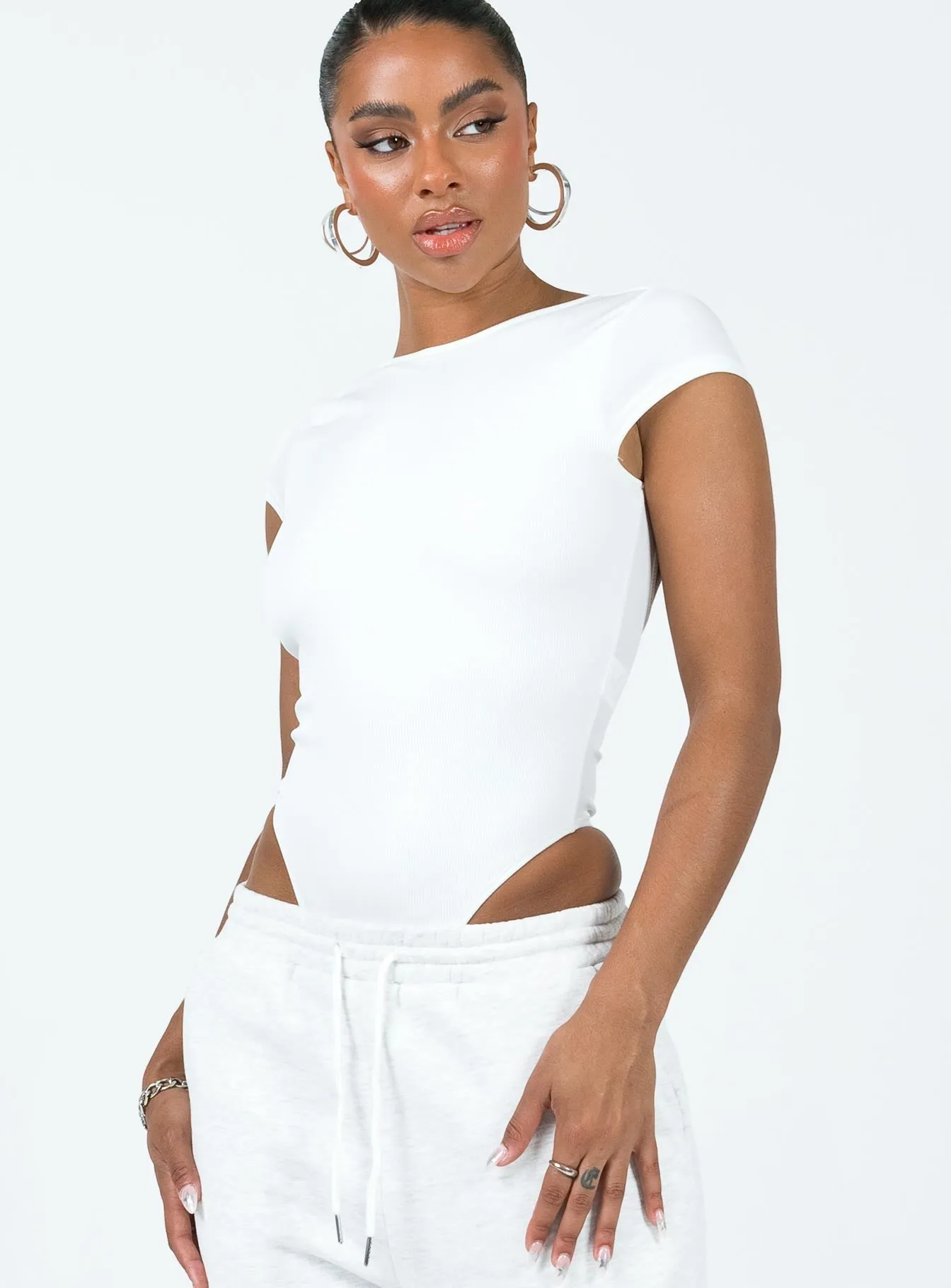 Premium Soft Solita Bodysuit White