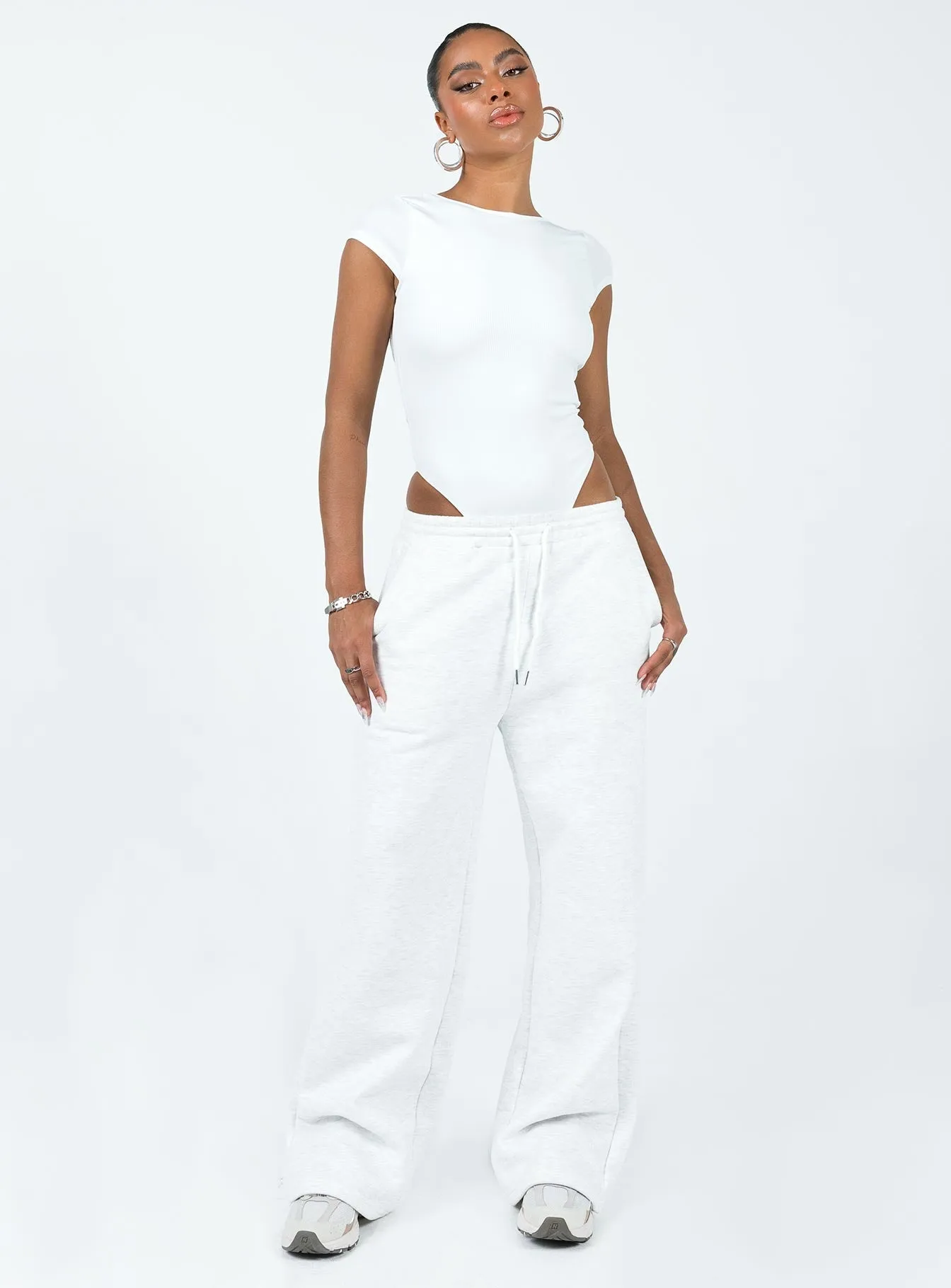 Solita Bodysuit White Relaxed Basic