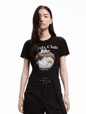 Printed Cotton Blend T-shirt Running Speed Stylish Wearable