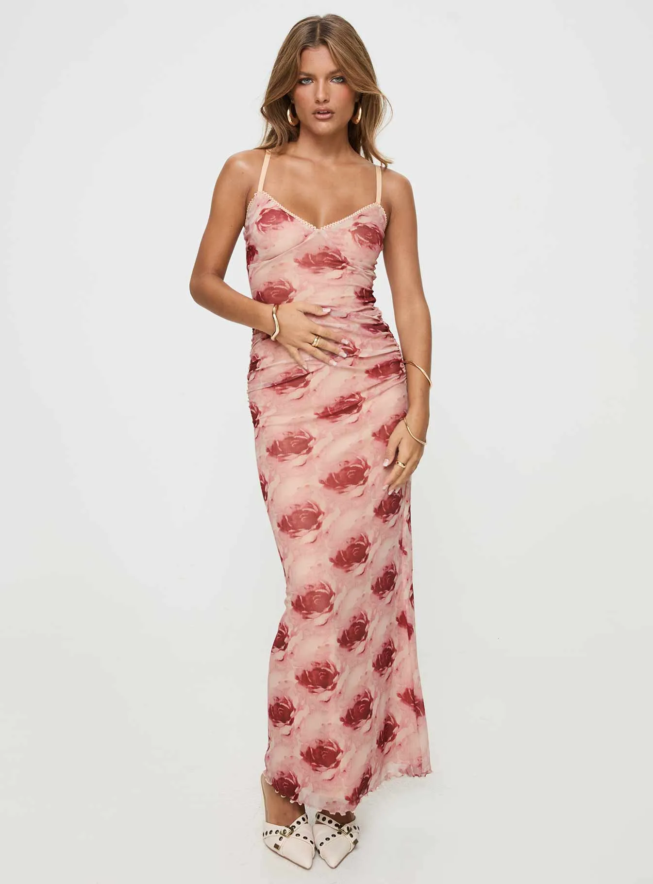 french chic Louette Maxi Dress Floral
