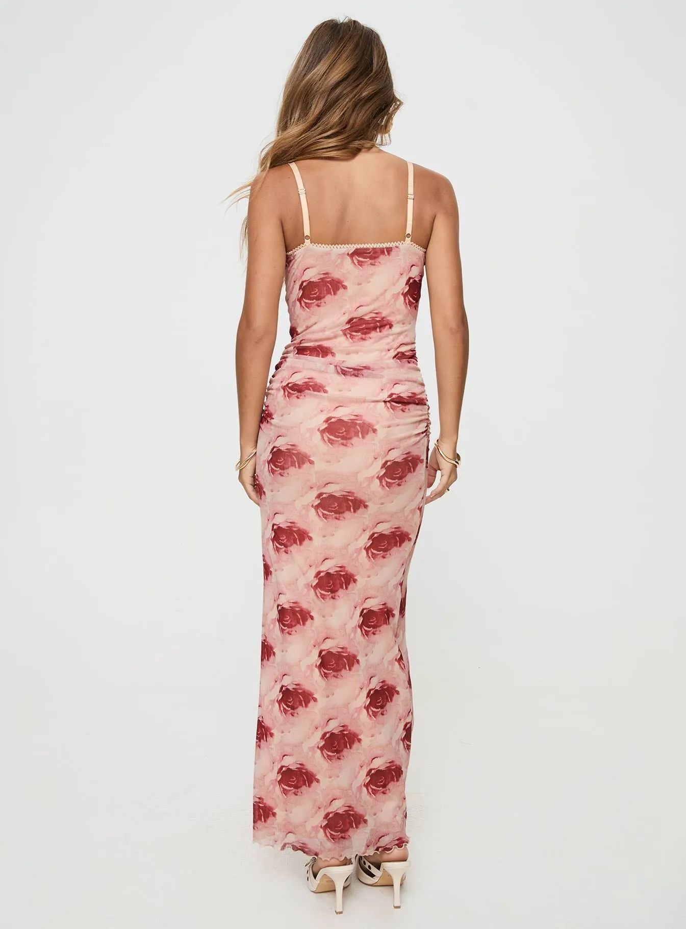Leather Soft Opal Glow Louette Maxi Dress Floral