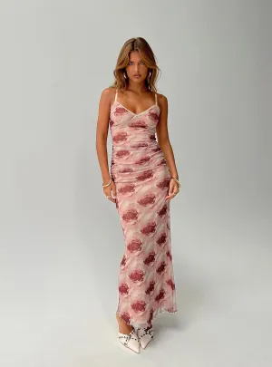 Louette Maxi Dress Floral Amber Glow