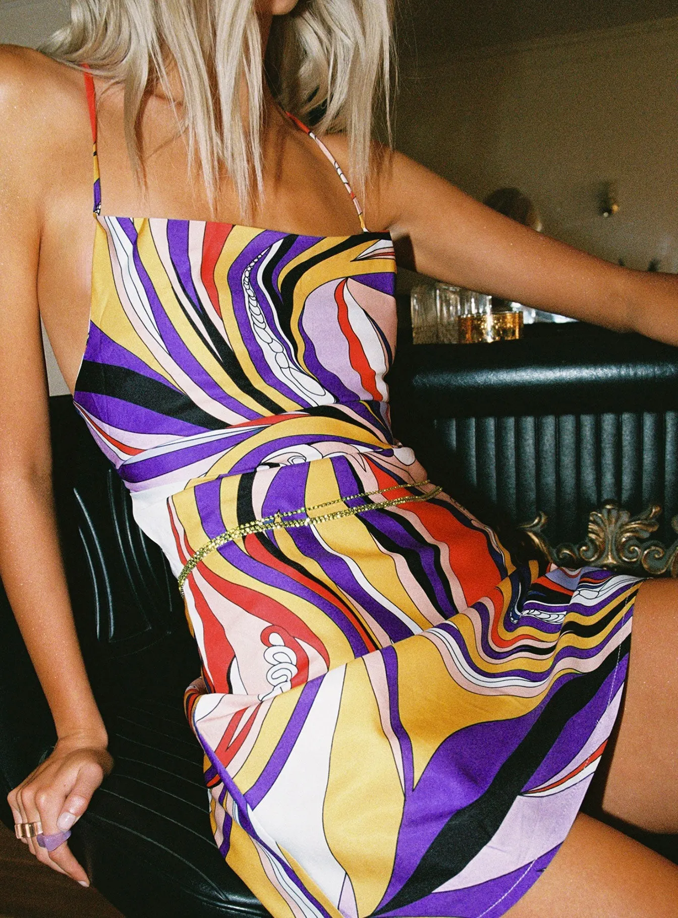 Fun Shine Shine Fresh Celena Mini Dress Multi