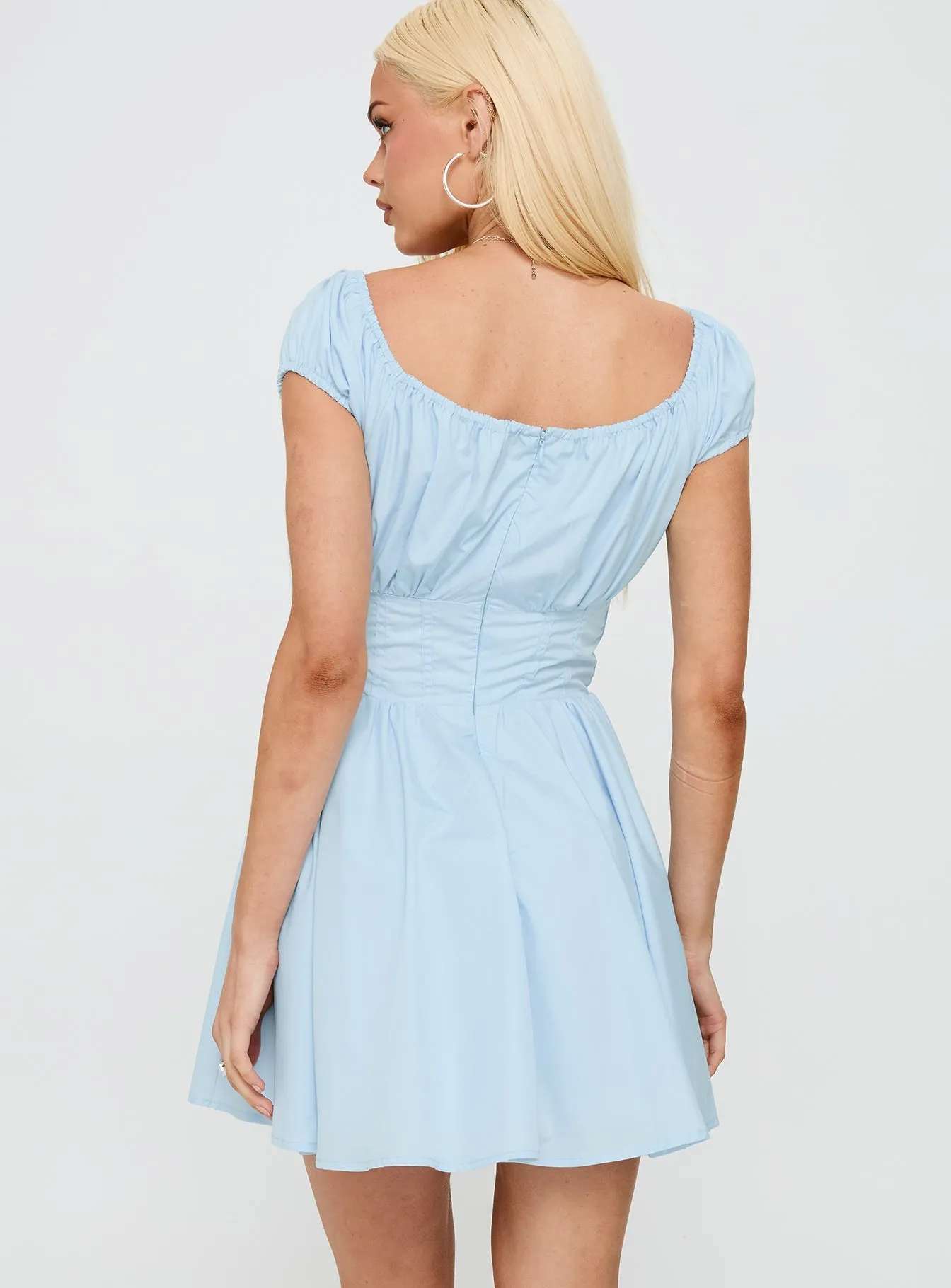 Christabelle Mini Dress Blue Summer Ready Dressy Cool