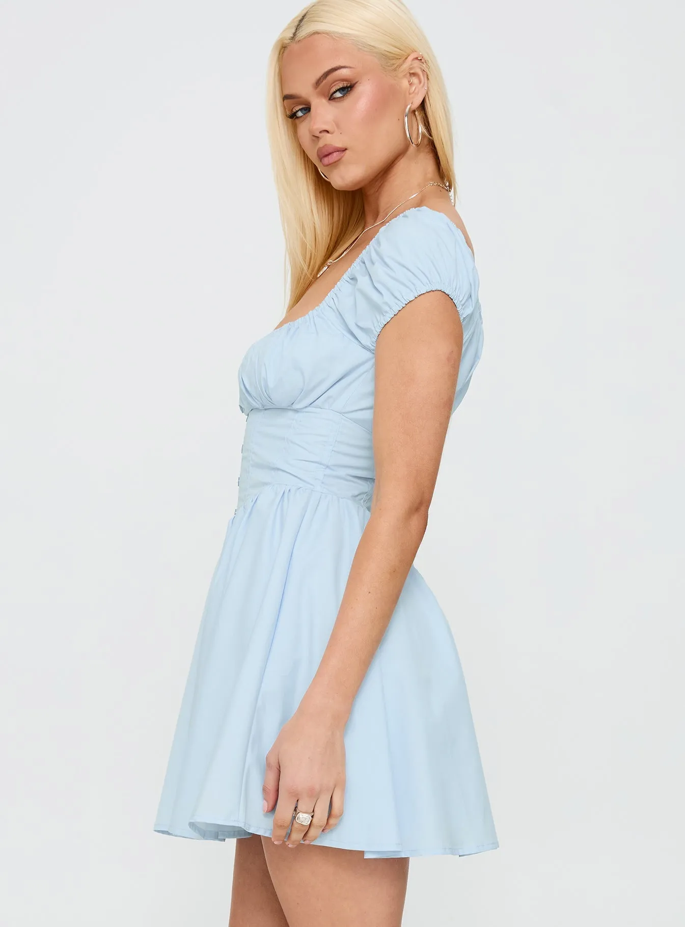 Christabelle Mini Dress Blue Urban Fresh Neon Glow