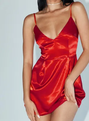 Light Star Urban Mode Lina Mini Dress Red